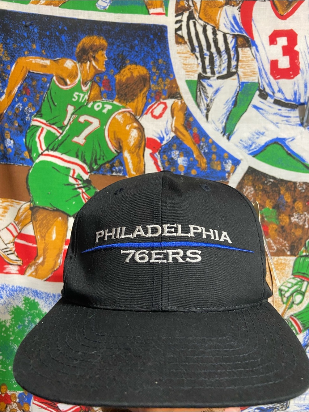 New With Tags Vintage Philadelphia 76ers Snapback Hat